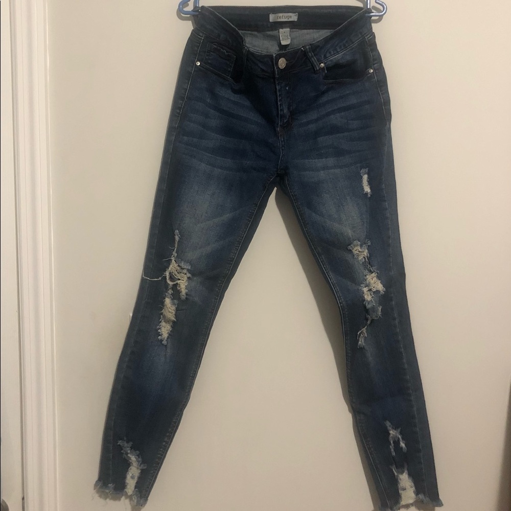 Refuge Skinny Jean, Dark Wash Denim, 4